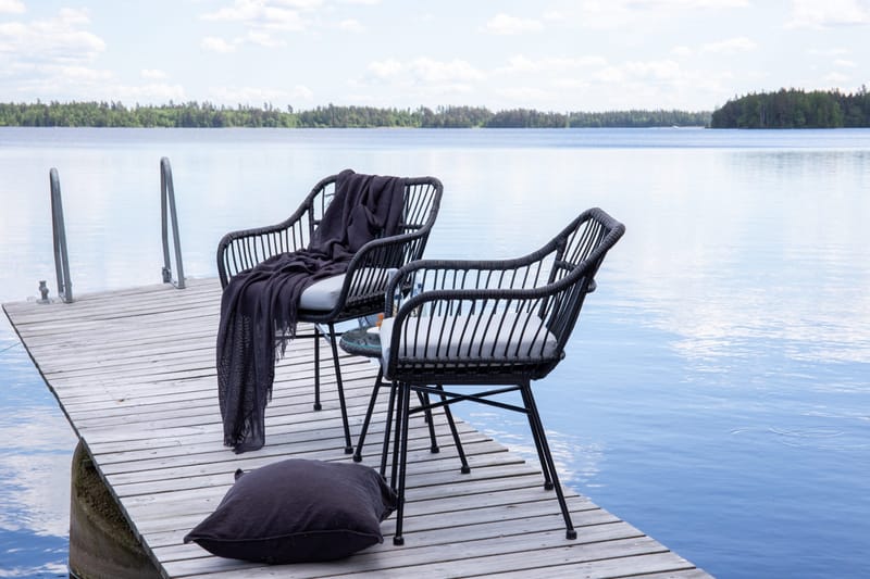 Viga Balkonggruppe 2-seters - Svart - Hagemøbler & utemiljø - Hagegruppe - Cafemøbler & cafesett