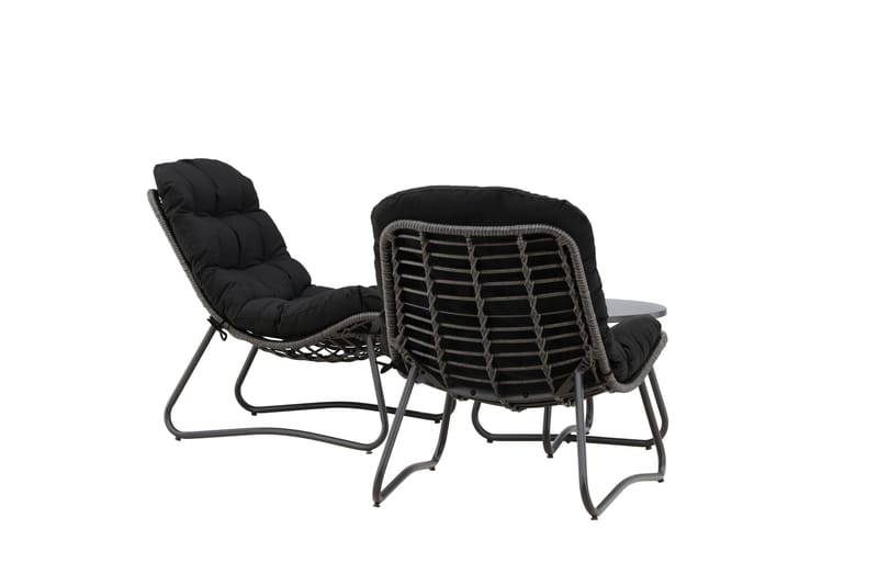 Cala Sofagruppe Utendørs 2-seter - Svart - Hagemøbler & utemiljø - Hagegruppe - Sofagruppe utendørs