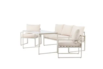 Catania Sofagruppe Utendørs 5-seter - Beige - Hagemøbler & utemiljø - Hagegruppe - Sofagruppe utendørs