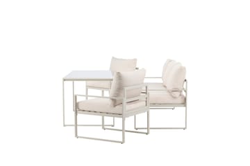 Catania Sofagruppe Utendørs 5-seter - Beige - Hagemøbler & utemiljø - Hagegruppe - Sofagruppe utendørs