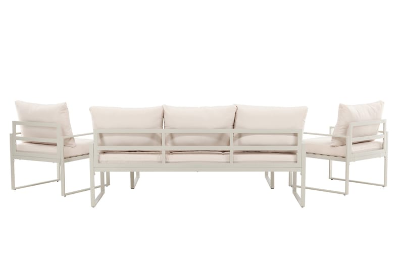 Catania Sofagruppe Utendørs 5-seter - Beige - Hagemøbler & utemiljø - Hagegruppe - Sofagruppe utendørs