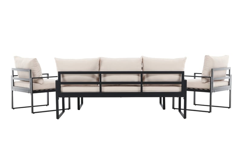 Catania Sofagruppe Utendørs 5-seter - Svart - Hagemøbler & utemiljø - Hagegruppe - Sofagruppe utendørs