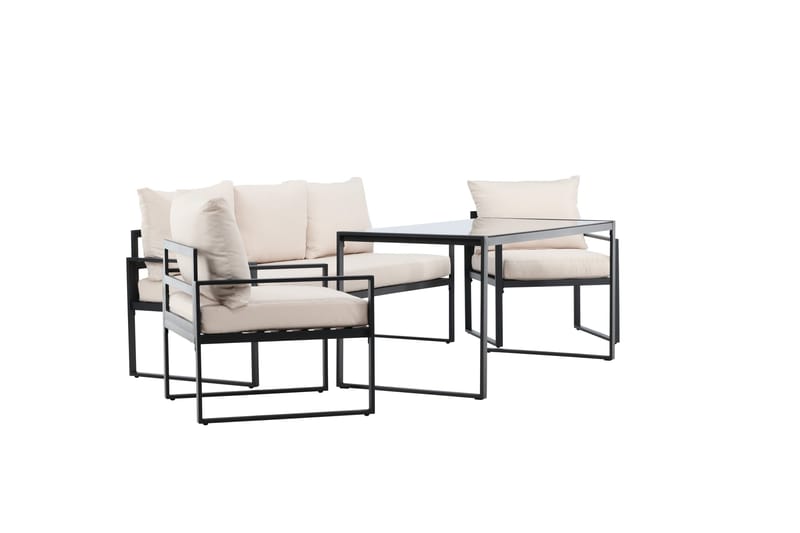 Catania Sofagruppe Utendørs 5-seter - Svart - Hagemøbler & utemiljø - Hagegruppe - Sofagruppe utendørs