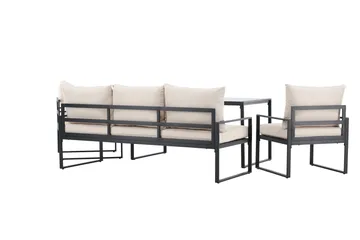 Catania Sofagruppe Utendørs 5-seter - Svart - Hagemøbler & utemiljø - Hagegruppe - Sofagruppe utendørs