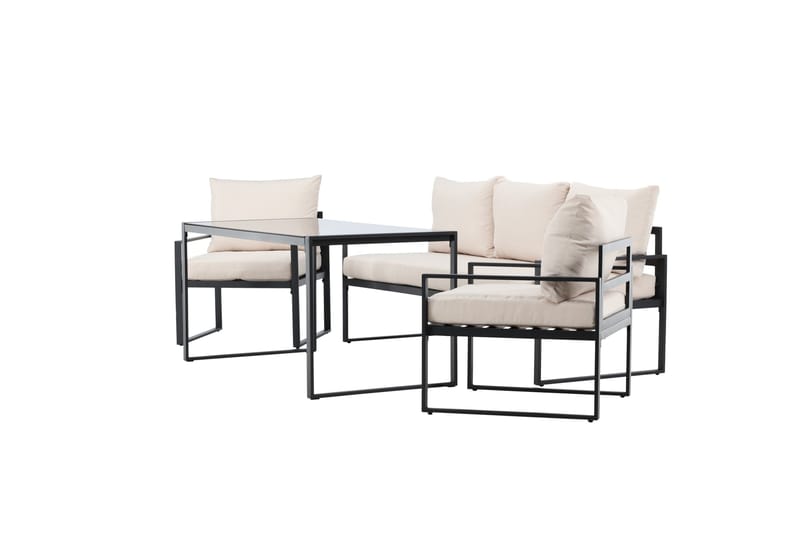 Catania Sofagruppe Utendørs 5-seter - Svart - Hagemøbler & utemiljø - Hagegruppe - Sofagruppe utendørs
