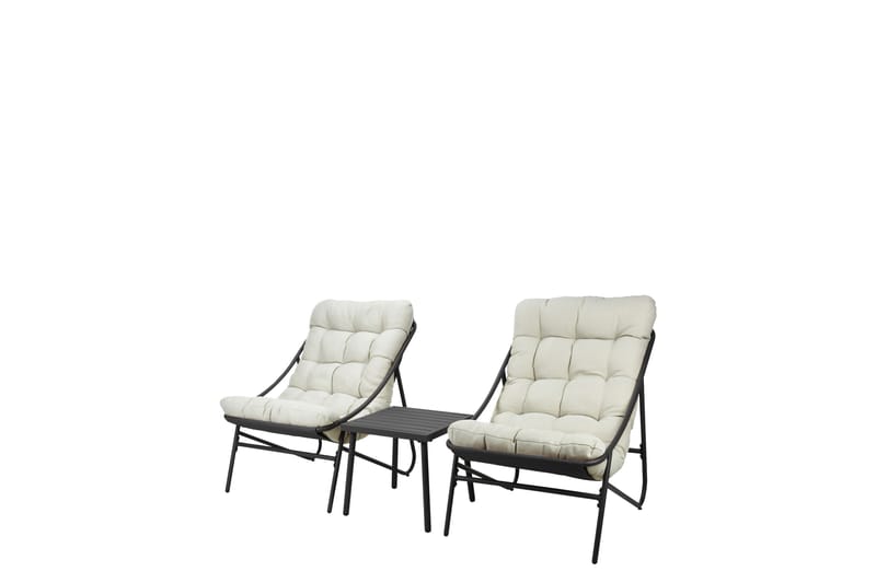 Cedarwick Cafesett Utendørs - Beige - Hagemøbler & utemiljø - Hagegruppe - Cafemøbler & cafesett