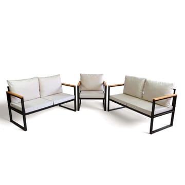 Cove 5-seters Sofagruppe Utendørs - Beige - Hagemøbler & utemiljø - Hagegruppe - Sofagruppe utendørs