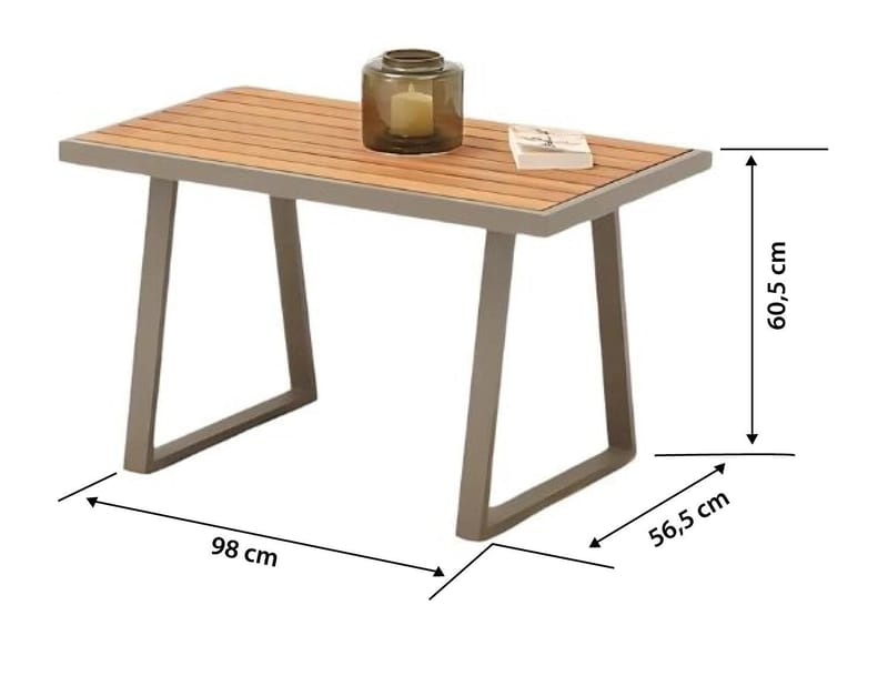 Estra Loungegruppe utendørs - Beige - Hagemøbler & utemiljø - Hagegruppe - Sofagruppe utendørs