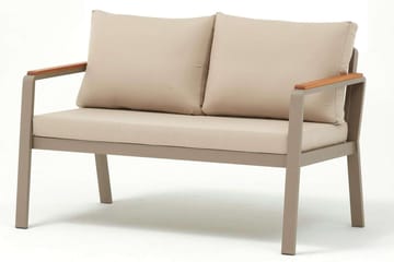 Estra Loungegruppe utendørs - Beige - Hagemøbler & utemiljø - Hagegruppe - Sofagruppe utendørs