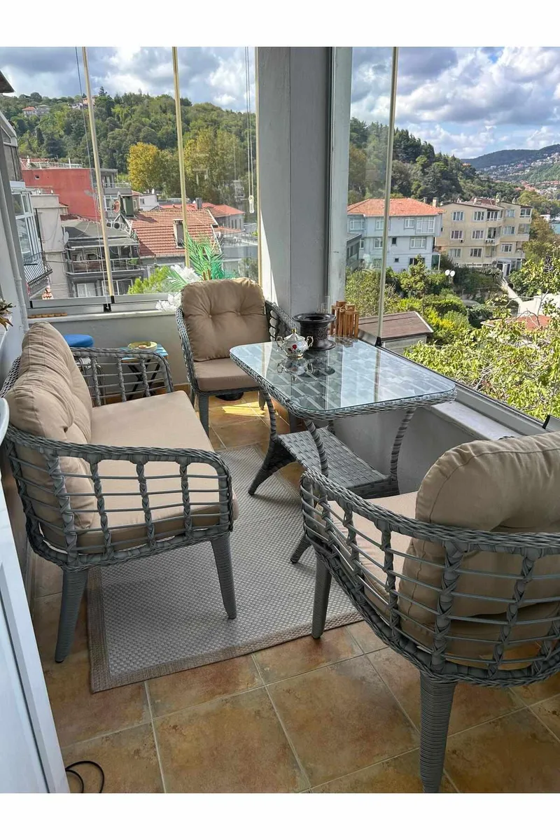Garden Lounge Set Atelier Del Sofa Beige grå