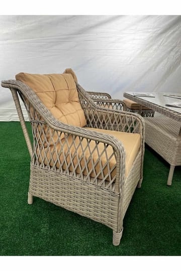 Garden Lounge Set Atelier Del Sofa Beige - Hagemøbler & utemiljø - Hagegruppe - Sofagruppe utendørs