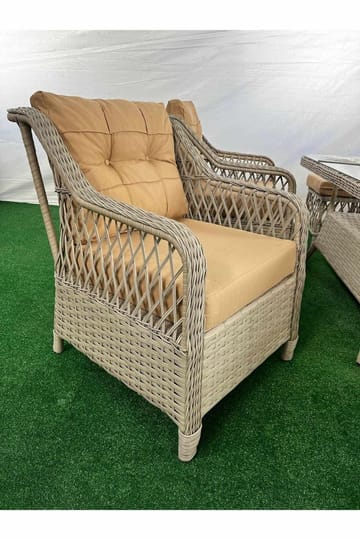 Garden Lounge Set Atelier Del Sofa Beige - Hagemøbler & utemiljø - Hagegruppe - Sofagruppe utendørs