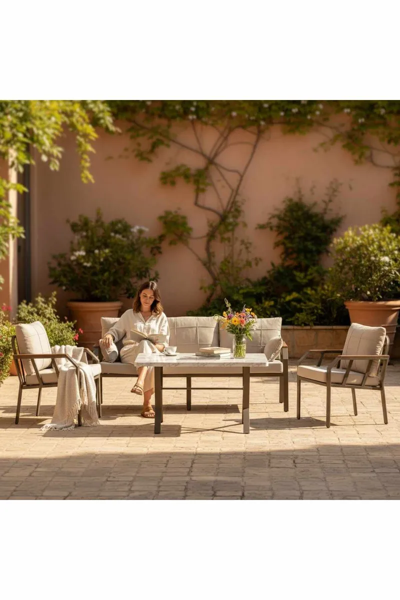 Garden Lounge Set Atelier Del Sofa Beige