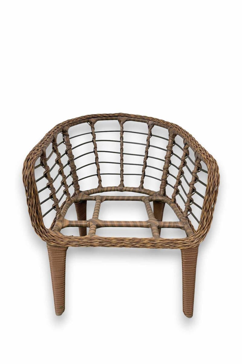 Garden Lounge Set Atelier Del Sofa Brun krem - Hagemøbler & utemiljø - Hagegruppe - Sofagruppe utendørs