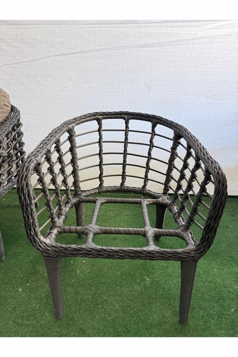 Garden Lounge Set Atelier Del Sofa Grå - Hagemøbler & utemiljø - Hagegruppe - Sofagruppe utendørs