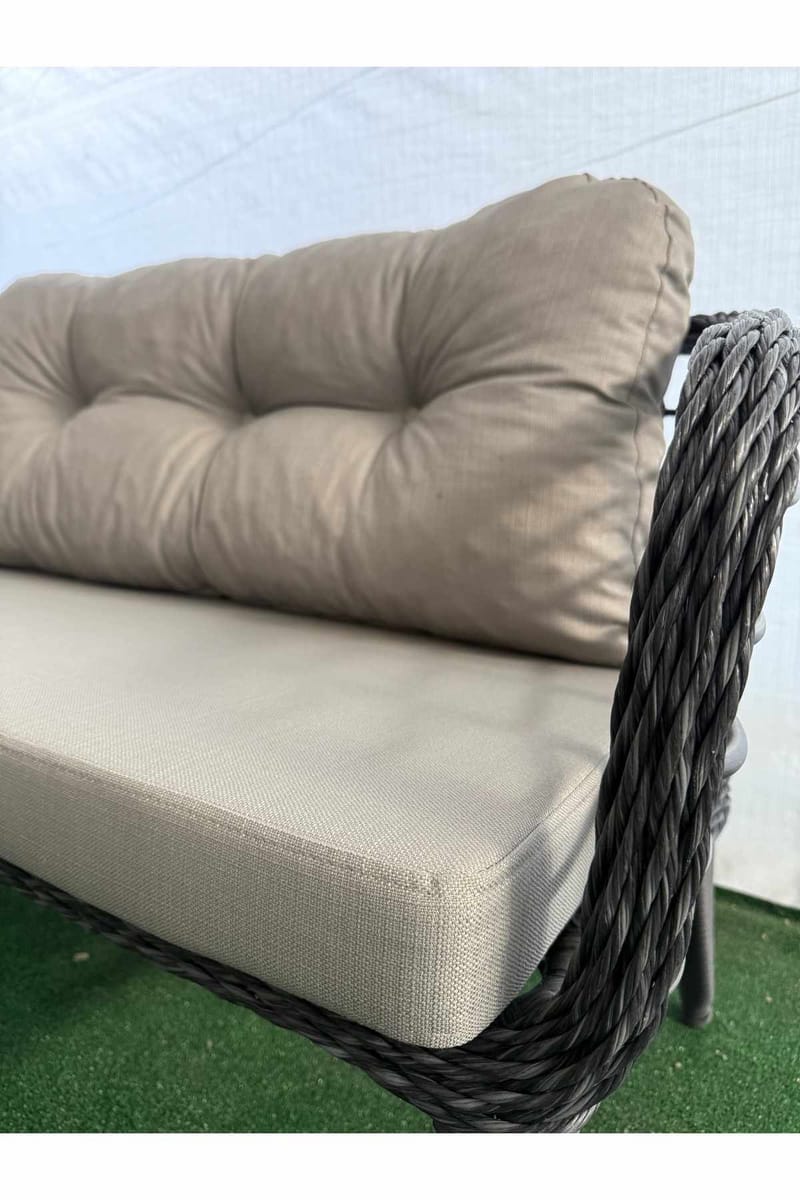 Garden Lounge Set Atelier Del Sofa Grå - Hagemøbler & utemiljø - Hagegruppe - Sofagruppe utendørs