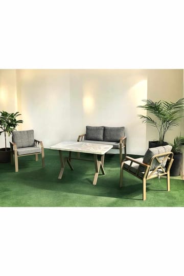 Garden Lounge Set Atelier Del Sofa Honninggrå - Hagemøbler & utemiljø - Hagegruppe - Sofagruppe utendørs