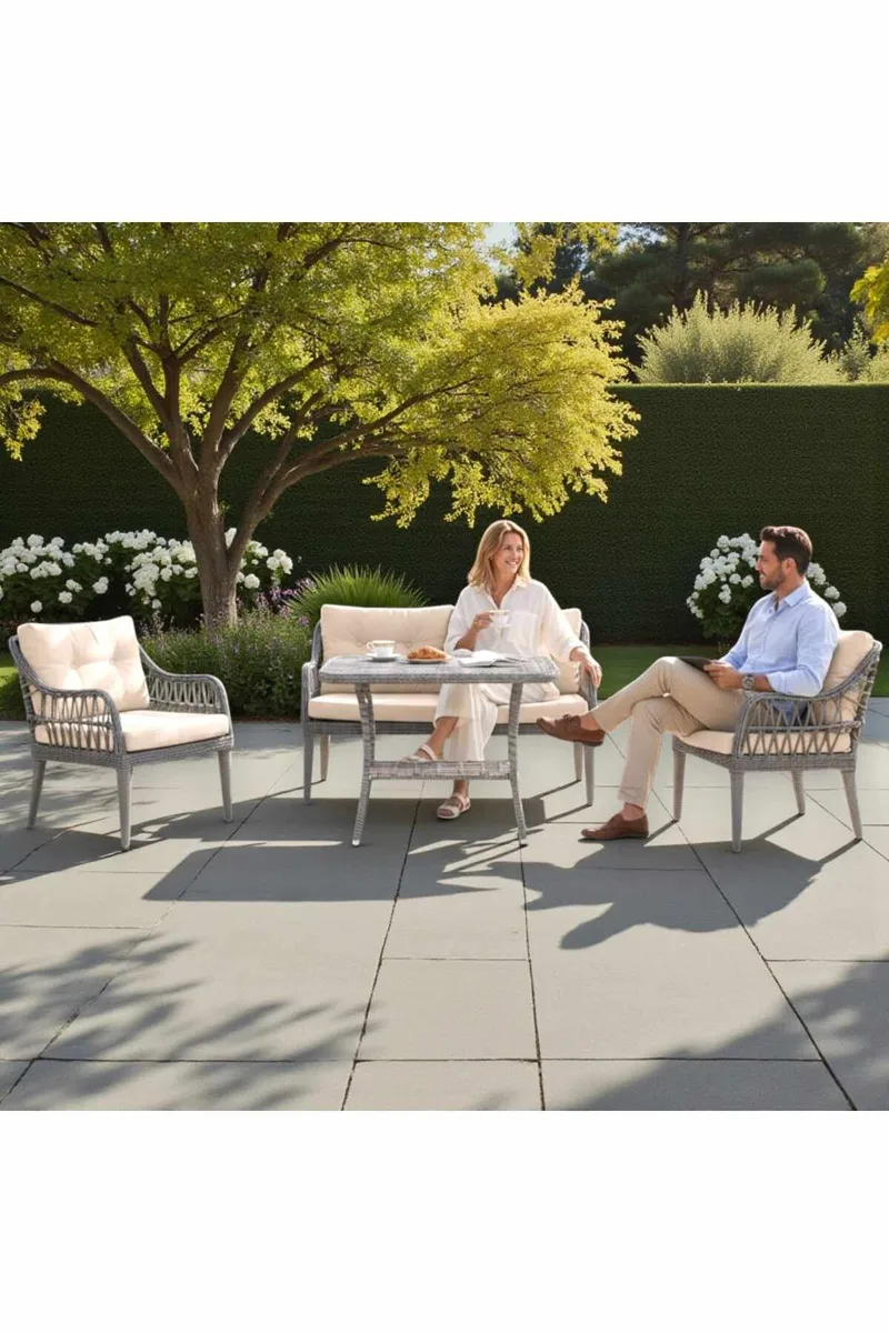 Garden Lounge Set Atelier Del Sofa Krem
