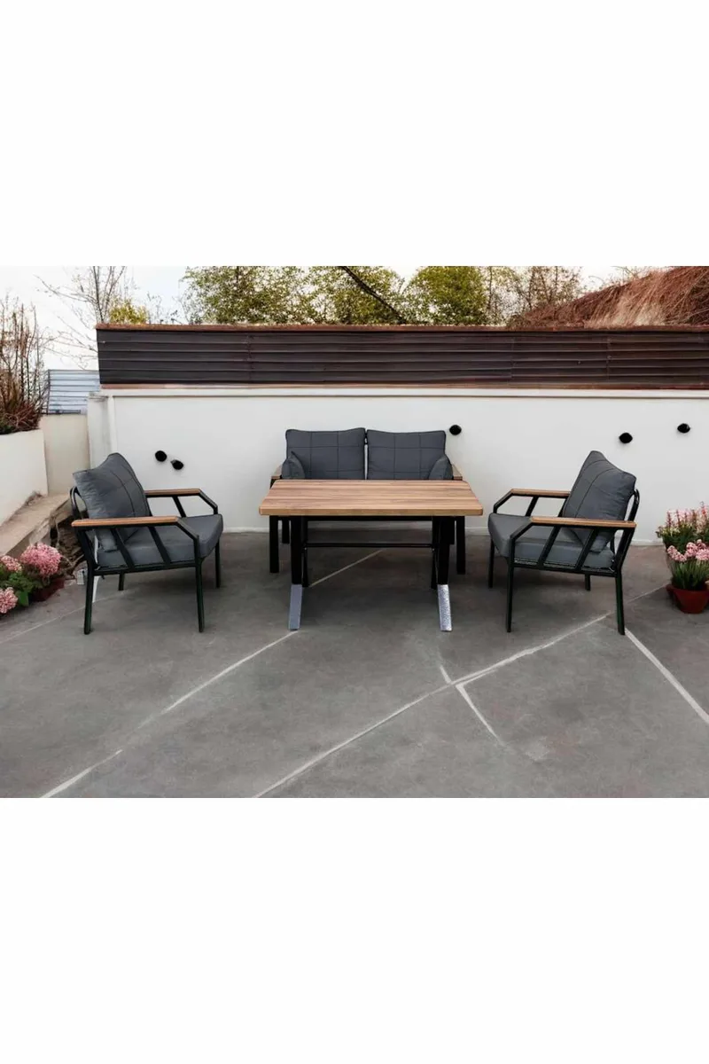 Garden Lounge Set Atelier Del Sofa Mørk blå - Hagemøbler & utemiljø - Hagegruppe - Sofagruppe utendørs