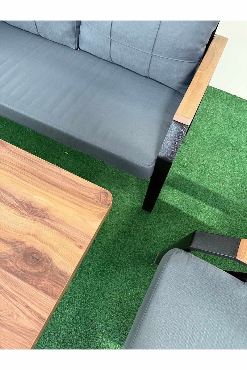 Garden Lounge Set Atelier Del Sofa Mørk blå - Hagemøbler & utemiljø - Hagegruppe - Sofagruppe utendørs