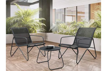 Glenhollow Cafesett Utendørs - Grå - Hagemøbler & utemiljø - Hagegruppe - Cafemøbler & cafesett