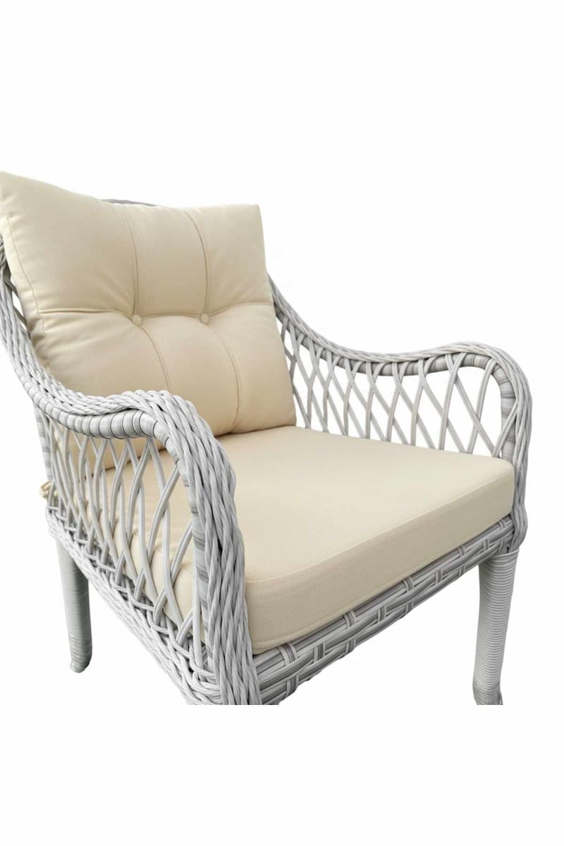 Hage-loungesett Atelier Del Sofa Hisar 3+1+1 (170 x 78 x 56 cm) Beige - Hagemøbler & utemiljø - Hagegruppe - Sofagruppe utendørs