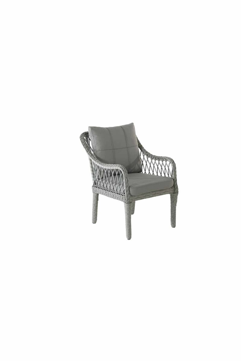 Hage-loungesett Atelier Del Sofa Hisar 3+1+1 (170 x 78 x 56 cm) Lysegrå - Lysegrå - Hagemøbler & utemiljø - Hagegruppe - Sofagruppe utendørs