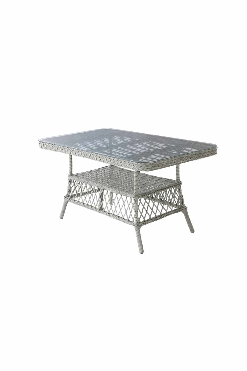 Hage-loungesett Atelier Del Sofa Hisar 3+1+1 (170 x 78 x 56 cm) Lysegrå - Lysegrå - Hagemøbler & utemiljø - Hagegruppe - Sofagruppe utendørs