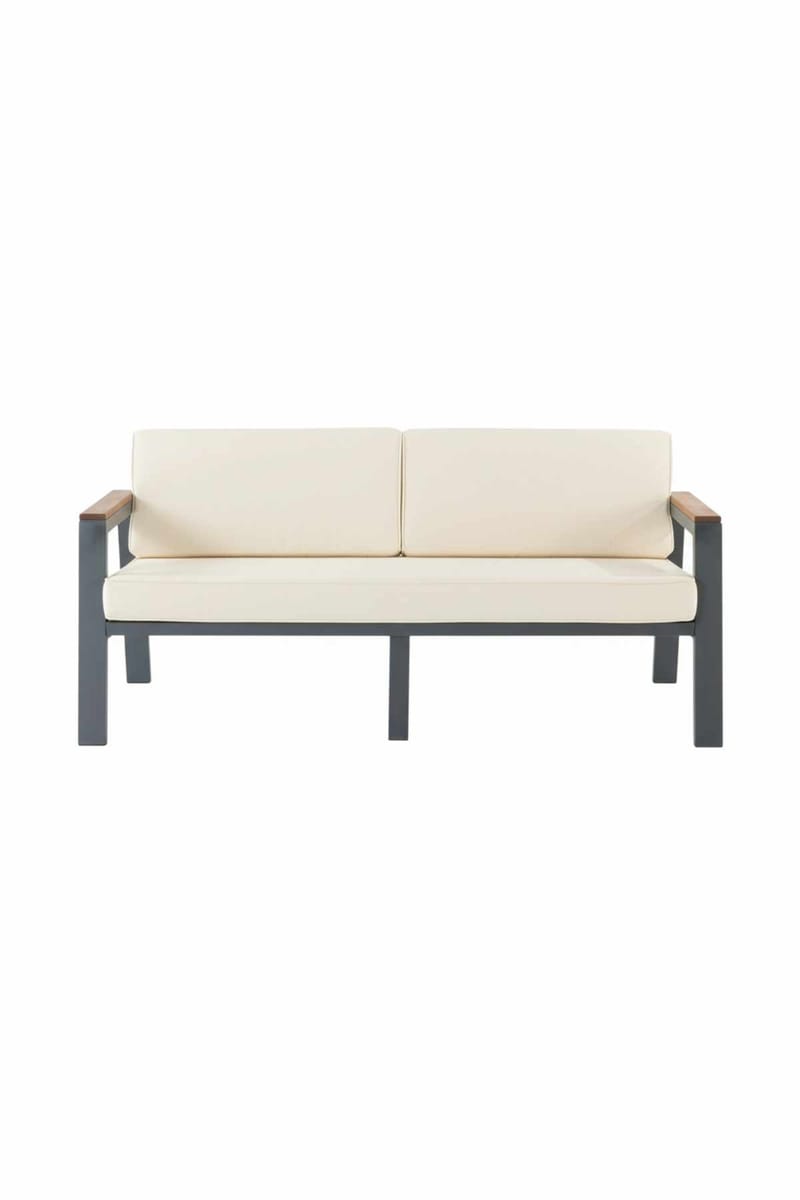 Hage-loungesett Atelier Del Sofa Leo 3+1+1+2 (170 x 78 x 63 cm) Beige - Hagemøbler & utemiljø - Hagegruppe - Sofagruppe utendørs
