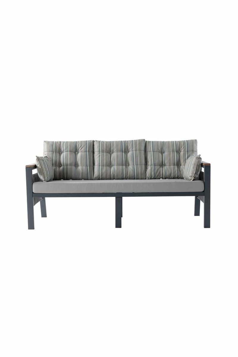 Hage-loungesett Atelier Del Sofa Lilyum 3+1+1+2 (170 x 78 x 60 cm) Flerfarget - Hagemøbler & utemiljø - Hagegruppe - Sofagruppe utendørs