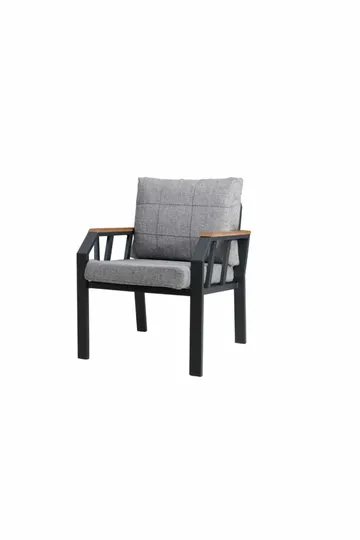 Hage-loungesett Atelier Del Sofa Nergiz 3+1+1 (200 x 78 x 58 cm) Grå - Hagemøbler & utemiljø - Hagegruppe - Sofagruppe utendørs