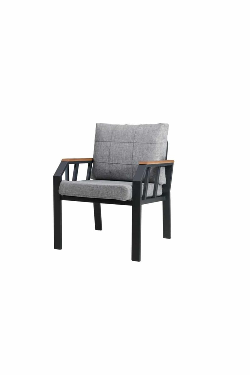 Hage-loungesett Atelier Del Sofa Nergiz 3+1+1 (200 x 78 x 58 cm) Grå - Hagemøbler & utemiljø - Hagegruppe - Sofagruppe utendørs
