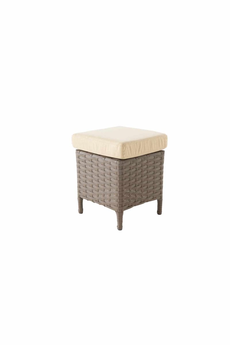 Hage-loungesett Atelier Del Sofa Rondi (175 x 78 x 60 cm) Krembrun - Hagemøbler & utemiljø - Hagegruppe - Cafemøbler & cafesett