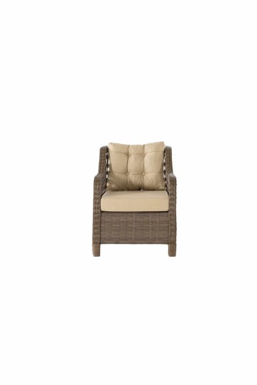 Hage-loungesett Atelier Del Sofa Rondi (175 x 78 x 60 cm) Krembrun - Hagemøbler & utemiljø - Hagegruppe - Cafemøbler & cafesett