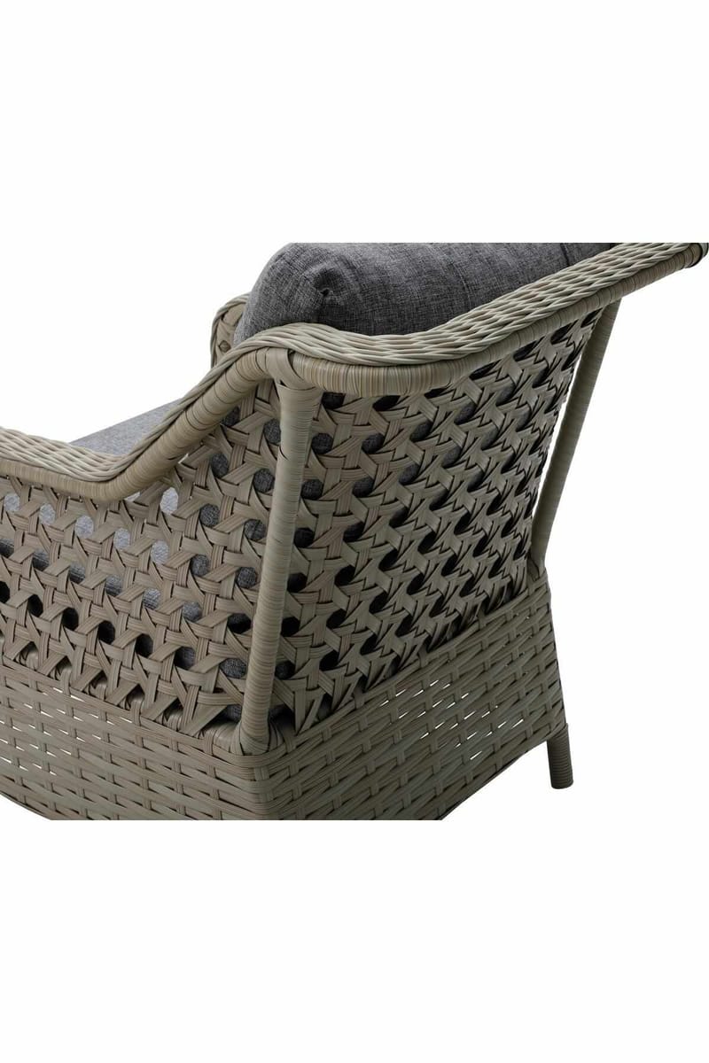 Hage-loungesett Atelier Del Sofa Rondi (175 x 78 x 60 cm) Mørk grå honning - Mørkegrå, honning - Hagemøbler & utemiljø - Hagegruppe - Cafemøbler & cafesett