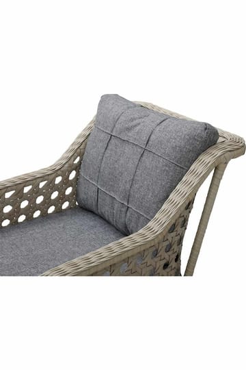 Hage-loungesett Atelier Del Sofa Rondi (175 x 78 x 60 cm) Mørk grå honning - Hagemøbler & utemiljø - Hagegruppe - Cafemøbler & cafesett