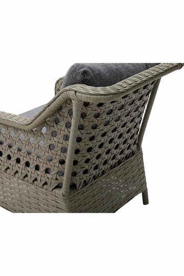 Hage-loungesett Atelier Del Sofa Rondi (175 x 78 x 60 cm) Mørk grå honning - Hagemøbler & utemiljø - Hagegruppe - Cafemøbler & cafesett