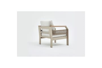 Hage loungesett Farra Beige - Beige - Hagemøbler & utemiljø - Hagegruppe - Sofagruppe utendørs