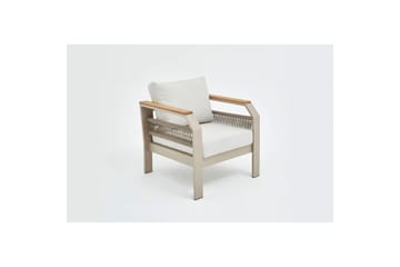Hage loungesett Farra Beige - Beige - Hagemøbler & utemiljø - Hagegruppe - Sofagruppe utendørs