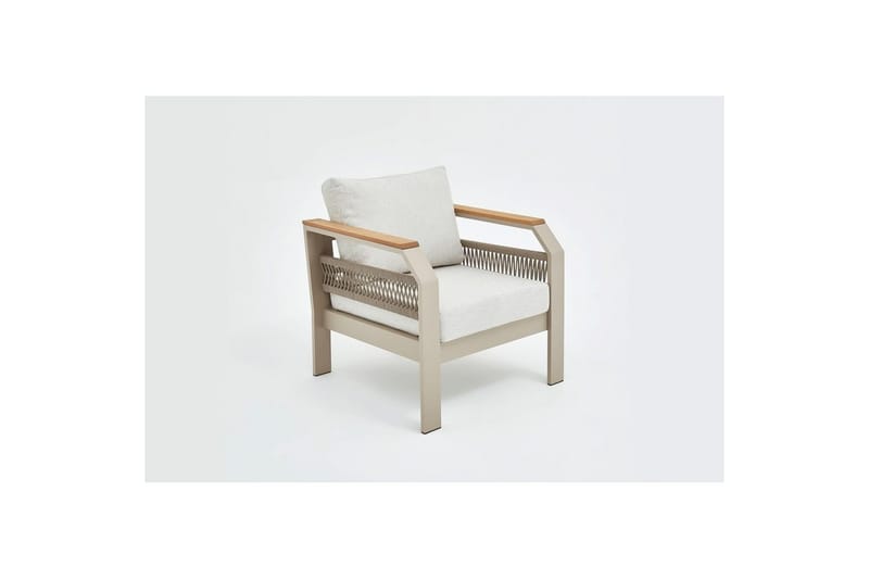 Hage loungesett Farra Beige - Beige - Hagemøbler & utemiljø - Hagegruppe - Sofagruppe utendørs