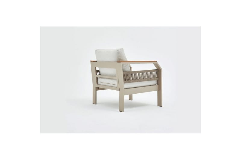 Hage loungesett Farra Beige - Beige - Hagemøbler & utemiljø - Hagegruppe - Sofagruppe utendørs