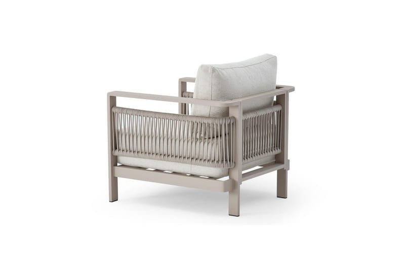 Hage loungesett Hungirr Beige - Beige - Hagemøbler & utemiljø - Hagegruppe - Sofagruppe utendørs