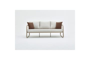 Hage loungesett Rio Beige - Beige - Hagemøbler & utemiljø - Hagegruppe - Sofagruppe utendørs