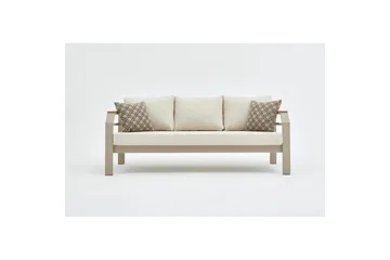 Hage loungesett Sudassento Beige - Beige - Hagemøbler & utemiljø - Hagegruppe - Sofagruppe utendørs