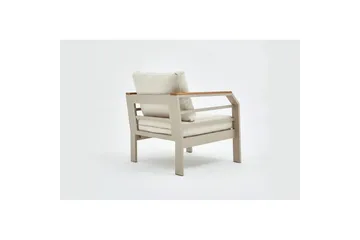 Hage loungesett Sudassento Beige - Beige - Hagemøbler & utemiljø - Hagegruppe - Sofagruppe utendørs