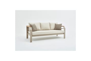 Hage loungesett Sudassento Beige - Beige - Hagemøbler & utemiljø - Hagegruppe - Sofagruppe utendørs