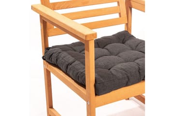 Hagebord- og stolsett (4 deler) Ruvin Antrasitt - Antrasitt - Hagemøbler & utemiljø - Hagegruppe - Cafemøbler & cafesett
