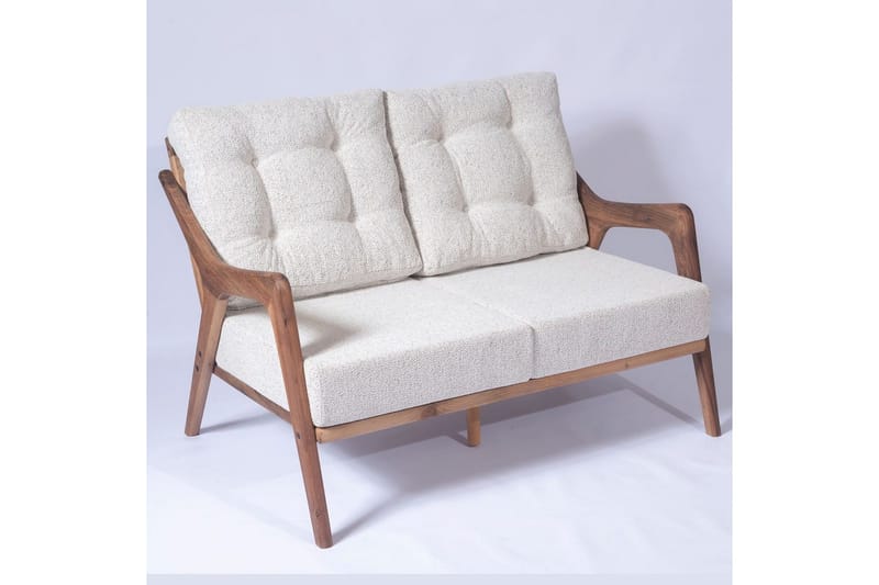 Hagebord- og stolsett (4 deler) Virella01 Krem - Cremehvit - Hagemøbler & utemiljø - Hagegruppe - Cafemøbler & cafesett