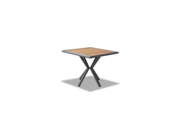 Hagebord- og stolsett (5 deler) Australia Grå / Tre - Multifarget - Hagemøbler & utemiljø - Hagegruppe - Cafemøbler & cafesett