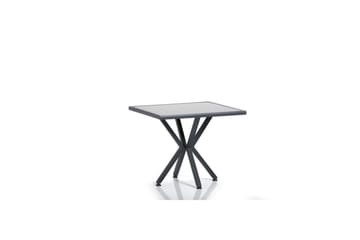 Hagebord- og stolsett (5 deler) Iraland Grå / Svart - Svart/Grå - Hagemøbler & utemiljø - Hagegruppe - Cafemøbler & cafesett